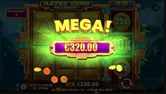Giới thiệu Aztec Gems Megaways Kubet